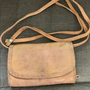 Butter soft leather wallet crossbody